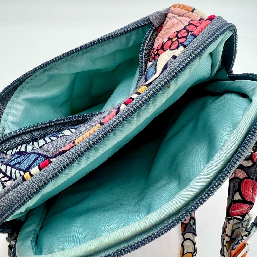 NWT Vera Bradley "Tropical Evening" Mini Hipster Crossbody Bag Quilted $49 MSRP - Picture 8 of 11